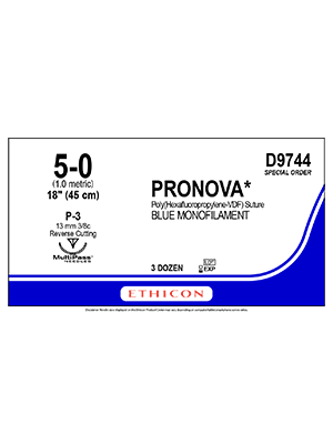 Pronovapoly Sutures Blue Cm P Mm Box