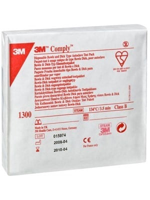 3M Comply Disposable Bowie-Dick Tests - Box/20