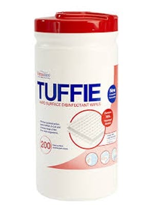 Tuffie Disinfectant Wipes - Tub/200