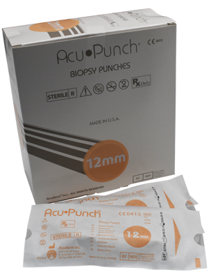 Acu-Punch® Biopsy Punches 12mm Sterile- Pkt/10