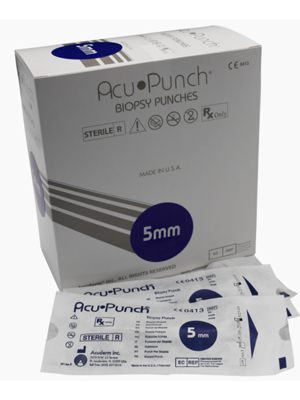 Acu-Punch® Biopsy Punches 5mm Sterile - Pkt/10