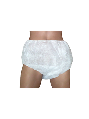 OWEAR Theatre Hygienic Briefs, Anti-Static, Large White - Box/75