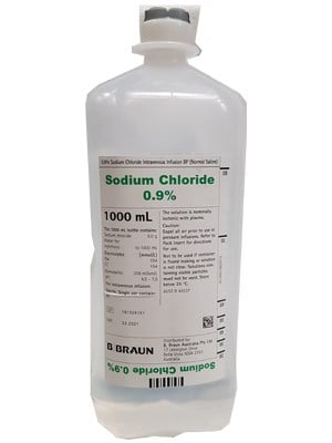 Ecoflac® Sodium Chloride IV Solution 0.9% EP, 1000mL - Each