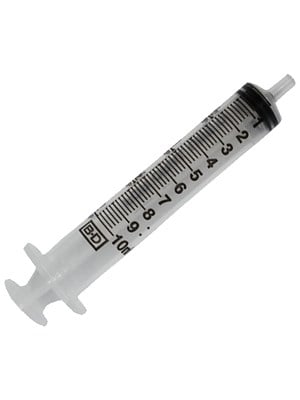 SYRINGES 10mL CONC L/S 100's