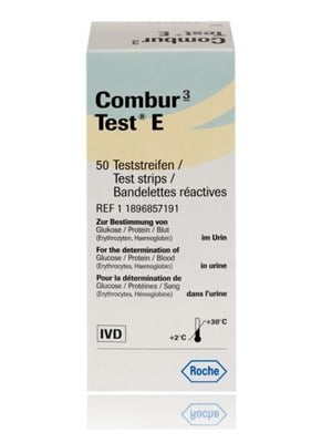  Combur 3-Test® E Strips Box/50