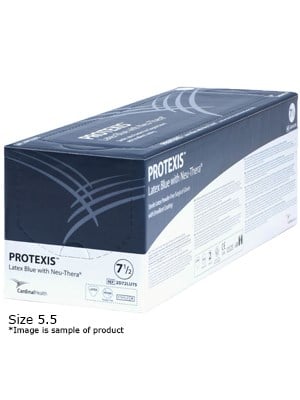 Protexis® Latex Blue Neu-Thera® Surgical Gloves 5.5 - Box/50