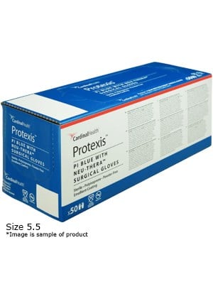 Protexis™ PI Blue Neu-Thera® Surgical Gloves 5.5 - Box/50