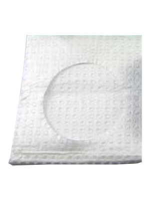 Polybacked Towel 40x60cm with 10cm Circular Fenestration - Box/100