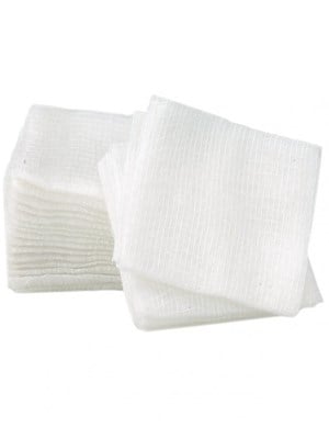 GAUZE SPONGES 10X10CM PLAIN - Box/10