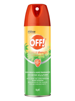 OFF!® Tropical Strength Insect Repellent Aerosol Spray 150g