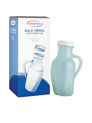 Autoclavable Male Urinal with Screw Cap - 1L