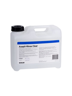 Aseptic Rinse Clear Neutral Rinse Additive, 5 litre - Each