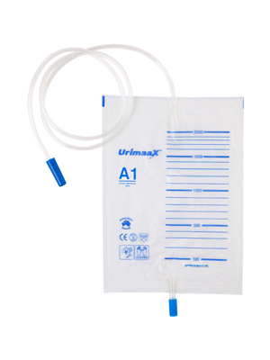 Urimaax Non Sterile Drainage Bag B Drain Push Pull A1 - 2000mL