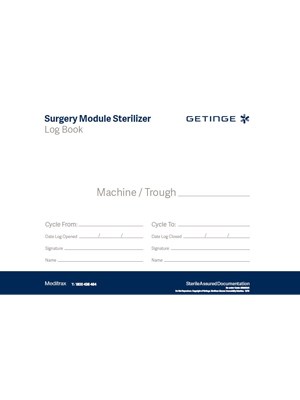 MEDITRAX Surgery Module Sterilizer Log Book