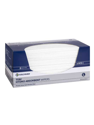 Teri® Hydro Absorbent Wipers Single Use Large - Ctn/450