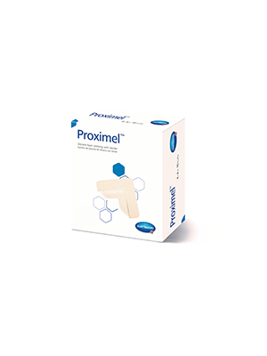 Proximel® Silicone Foam Bordered Adhesive Dressing 12.7cm x 12.7cm - Box/10