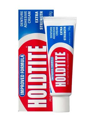 Holdtite™ Denture Cream Adhesive & Extra Strength 58g