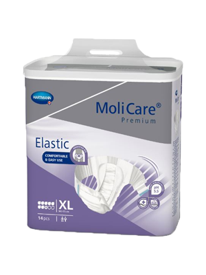 Molicare® Premium Elastic 8 Drops Incontinence Pads X-Large Ctn/4