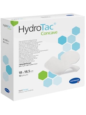 HydroTac® Concave Heel Non Border Dressing, 18.5x18.5cm – Box/10