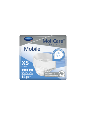MoliCare® Premium Mobile 6 Drops XS, 45-70cm - Ctn/56
