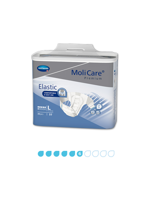 MoliCare® Premium Elastic Unisex Large 6 Drop – Pkt/30