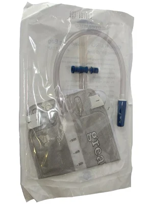 inhealth™ Urine Leg Bag Plus T-Valve 30cm 500mL Clear PVC