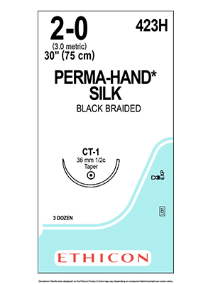 PERMAHAND® Silk Suture 75cm 2-0 CT-1 36mm - Box/36