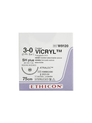 Coated VICRYL® Sutures Violet 3-0 75cm - Box/12