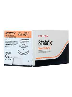 STRATAFIX™ Spiral PGA-PCL Suture Undyed 3-0 14cmx14cm FS - Box/12