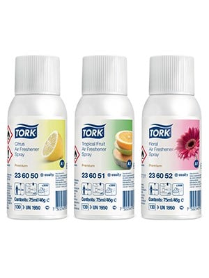 Tork® Mixed Pack Air Freshener Spray, Fragrance Oils - Ctn/12