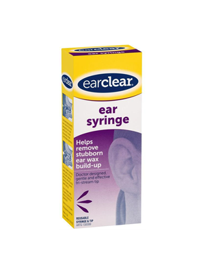 earclear® Ear Syringe, Reusable syringe & tri-stream tip - Each