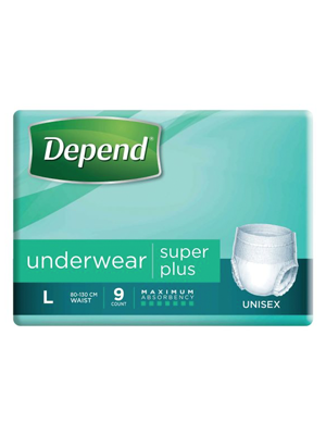 Depend® Super Plus Underwear (Large) 9x4