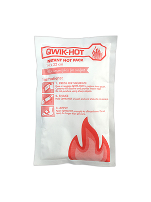 Qwik-Hot Instant Hot Pack, 22 x 14cm - Each