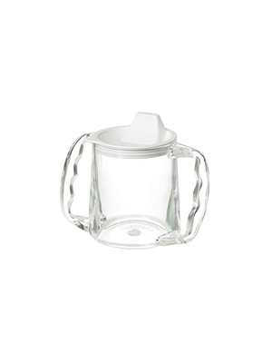 Homecraft Clear Caring Mug with 2 Handles, Small 300mL - Each