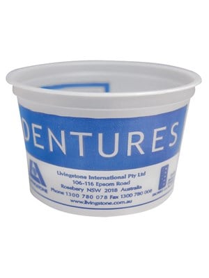 DENTURE CUPS - Pkt/50