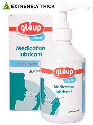 Gloup Medication Lubricant Vanilla Forte 500mL - Each