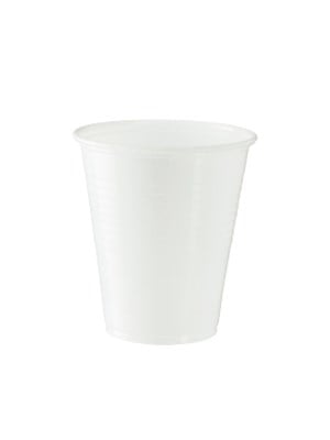 Castaway Eco-Smart Polypropylene Water Cups 200ml, Disposable - Pkt/50