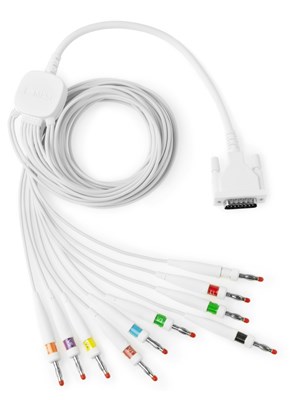 MESI mTABLET 12-Lead ECG Cable (AHA) Banana