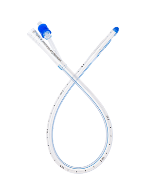 2 Way Foley Catheter 24FR Standard Tip 45cm, 10mL Balloon Blue