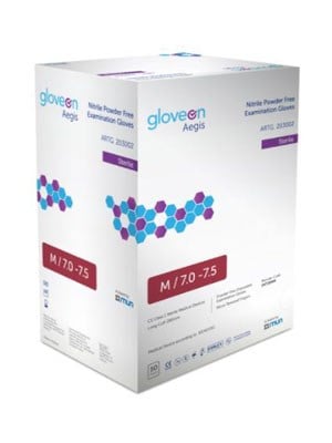 GloveOn Aegis Sterile Examination Gloves Medium - Box/50