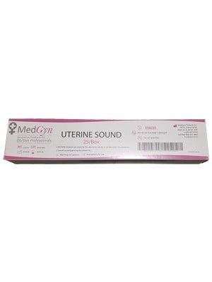 Uterine Sound Disposable 25cm - Box/25