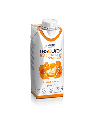 RESOURCE Fruit Flavoured Nutritional Drink Orange 237mL- Ctn/24