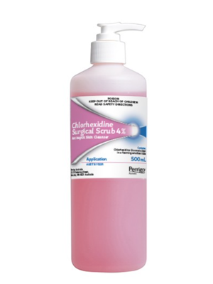 Chlorhexidine Surgical Scrub 4% 500mL