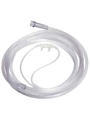 OXYGEN NASAL CURVED TIPS CANNULA AD - Box/50