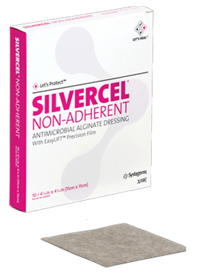 Silvercel Non-Adherent Antimicrobial Dressing 11cm x 11cm - Box/10