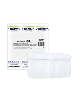 ThreadX® Surgical Abdominal X-Ray Detectable Sponge 22.5cm -Pkt/5