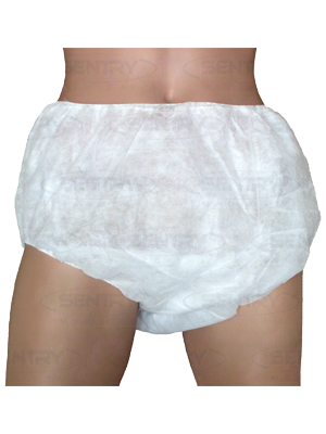 OWEAR® Theatre Hygienic Briefs, Anti-Static, Regular - Box/100