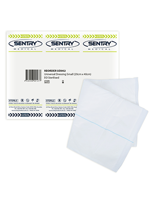 Universal Multi Trauma Wound Dressing Sterile 20cmx40cm - Box/100