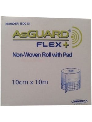 AsGUARD® Flex+ Non-Woven Dressing, Absorbent Pad 10cmx10m - Roll