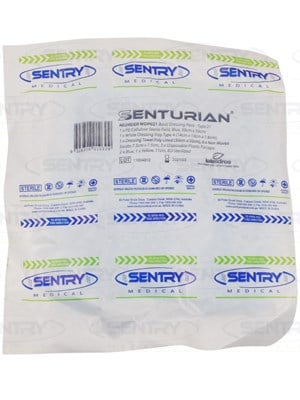 SENTURIAN® Type 21 Basic Wound Dressing Pack, Sterile (Peel Pack)